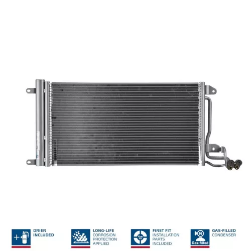 Condenser, air conditioning NISSENS 940093)