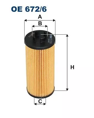 Oliefilter FILTRON OE 672/6)