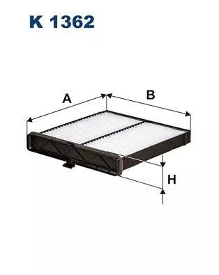 Filter, cabinelucht FILTRON K 1362)