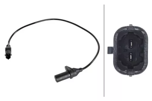 Sensor, crankshaft pulse HELLA 6PU 009 167-331)