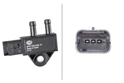 Sensor, uitlaatdruk HELLA 6PP 009 409-101)