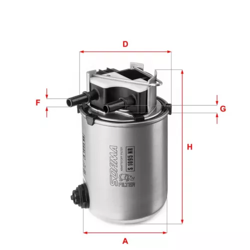 Brandstoffilter SOFIMA S 1095 NR)