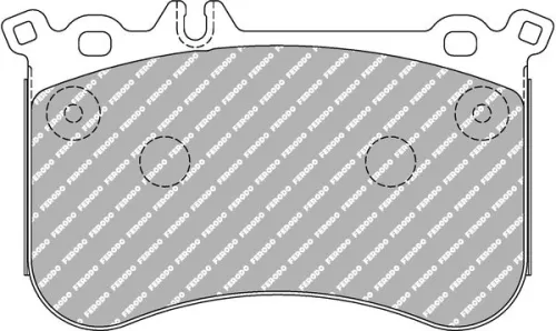 Remblokkenset, schijfrem FERODO RACING FCP4806H)