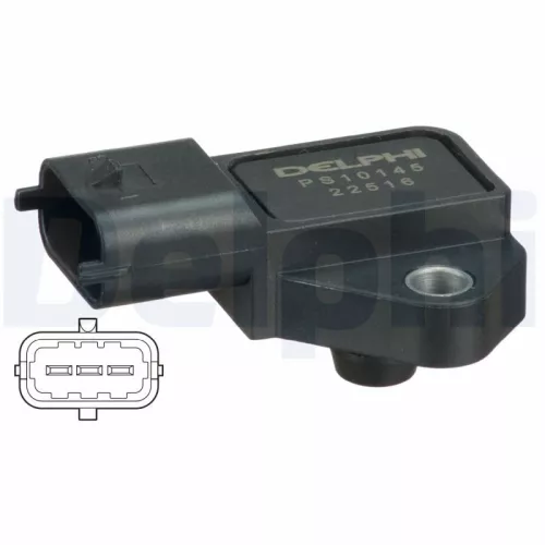 Sensor, boost pressure DELPHI PS10145)