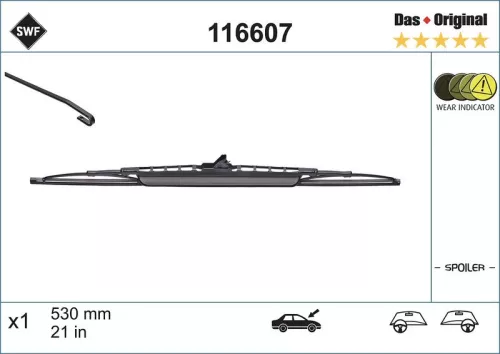 Wiper Blade SWF 116607)