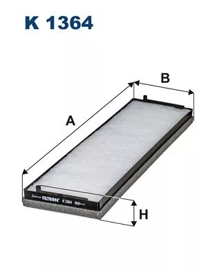 Filter, cabinelucht FILTRON K 1364)