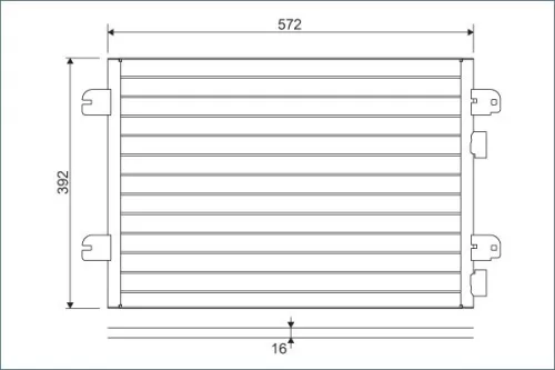 Condensor, airconditioning VALEO 817701)