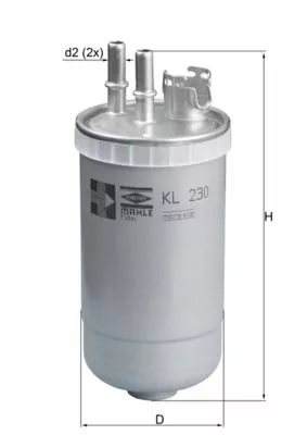 Fuel Filter KNECHT KL 230)