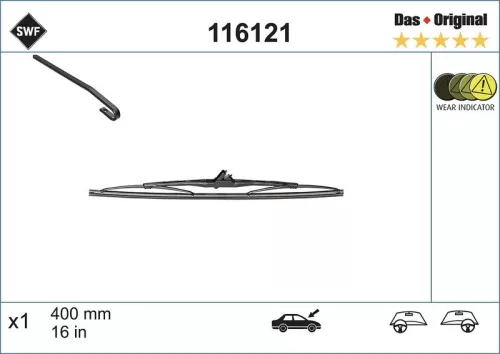 Wiper Blade SWF 116121)