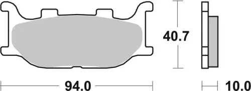 Remblokkenset, schijfrem BREMBO 07YA34LA)