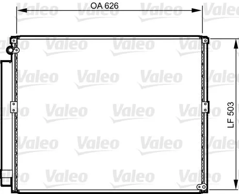 Condensor, airconditioning VALEO 814236)