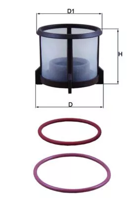 Fuel Filter KNECHT KX 72D2)