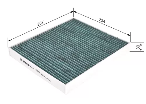 Filter, cabinelucht BOSCH 0 986 628 525)