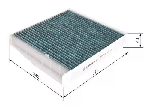 Filter, cabinelucht BOSCH 0 986 628 521)
