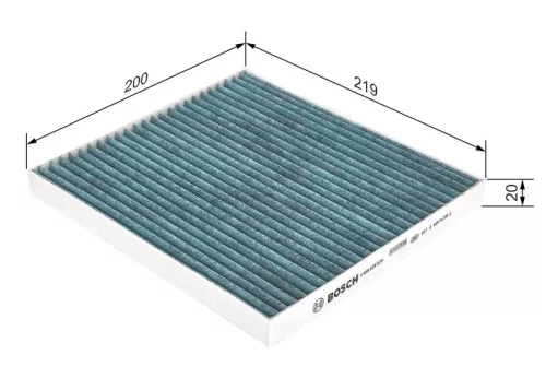 Filter, cabin air BOSCH 0 986 628 529)