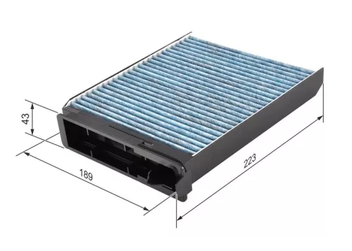 Filter, cabin air BOSCH 0 986 628 502)