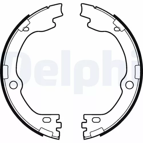 Remblokkenset, parkeerrem DELPHI LS2119)