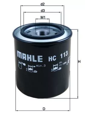 Hydraulic Filter, automatic transmission KNECHT HC 113)