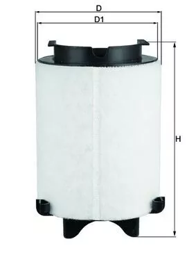 Luchtfilter KNECHT LX 1566/1)