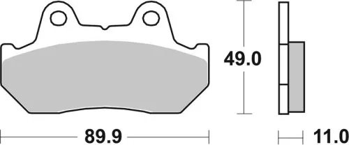 Remblokkenset, schijfrem BREMBO 07HO10LA)