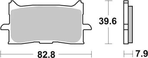 Remblokkenset, schijfrem BREMBO 07HO62LA)