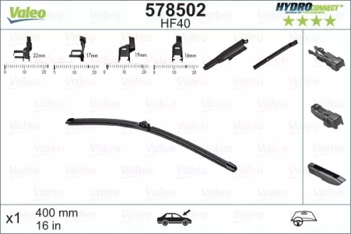 Ruitenwisser VALEO 578502)