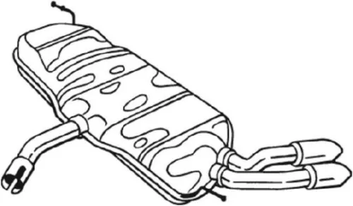 Achterdemper BOSAL 105-903)
