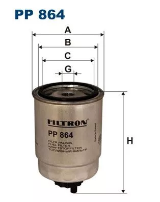 Fuel Filter FILTRON PP 864)