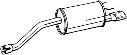 Achterdemper BOSAL 185-367)