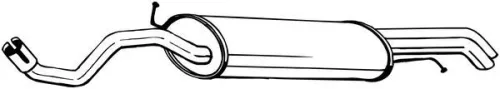 Achterdemper BOSAL 281-967)