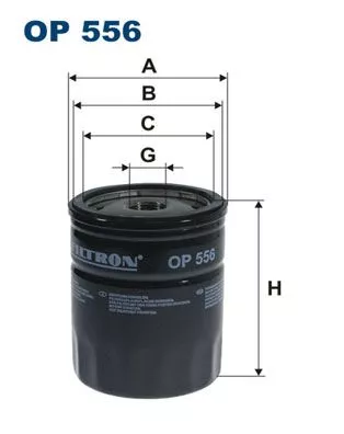Oil Filter FILTRON OP 556)