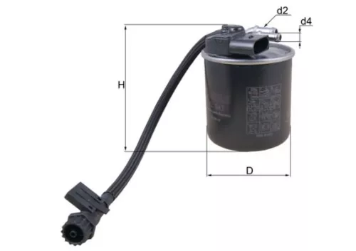 Brandstoffilter KNECHT KL 947)