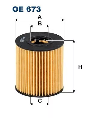 Oil Filter FILTRON OE 673)