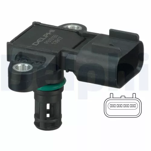 Sensor, turbodruk DELPHI PS10193)