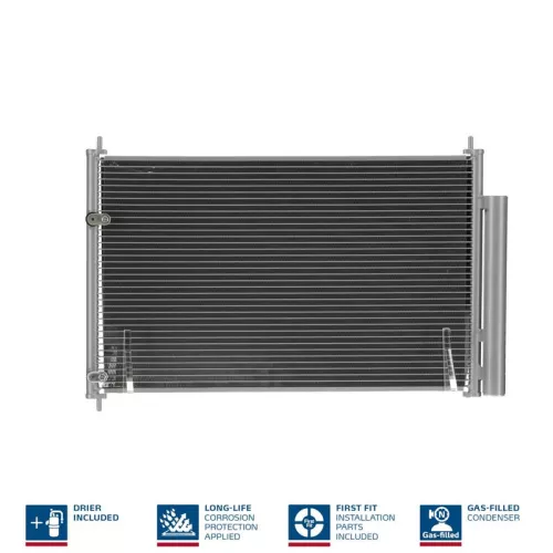 Condenser, air conditioning NISSENS 940037)