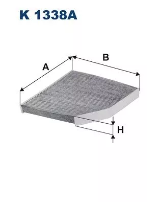 Filter, cabinelucht FILTRON K 1338A)