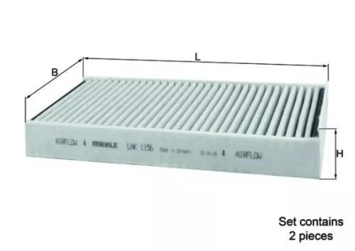 Filter, cabin air KNECHT LAK 1156/S)