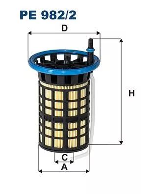 Fuel Filter FILTRON PE 982/2)