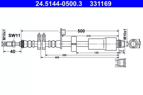 Remslang MANN-FILTER 24.5144-0500.3)