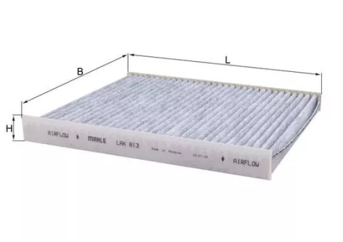 Filter, cabinelucht KNECHT LAK 813)