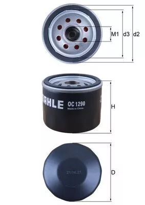 Oil Filter KNECHT OC 1290)