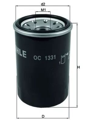 Oliefilter KNECHT OC 1331)