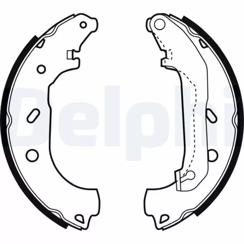 Brake Shoe Set DELPHI LS1940)