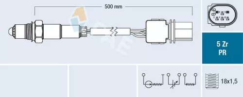 Oxygen Sensor FAE 75060)