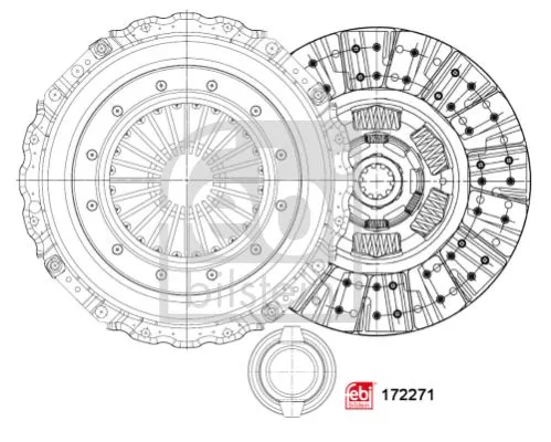 Koppelingsset FEBI BILSTEIN 172271)