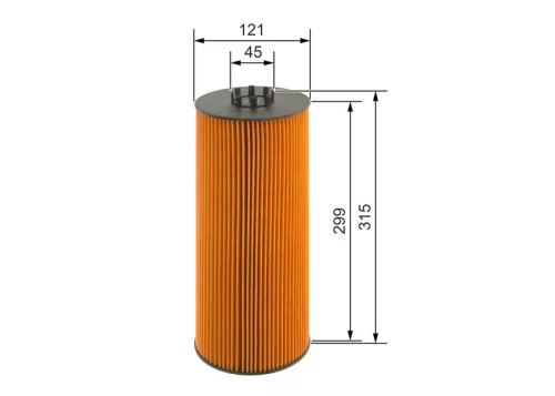 Oliefilter BOSCH 1 457 429 128)