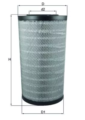 Luchtfilter KNECHT LX 3753)