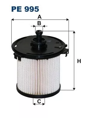 Brandstoffilter FILTRON PE 995)