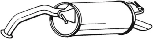 Achterdemper BOSAL 228-475)