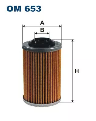 Oliefilter FILTRON OM 653)